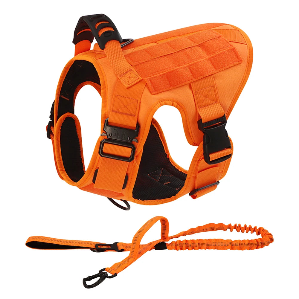 Military Camouflage Adjustable Dog Harness