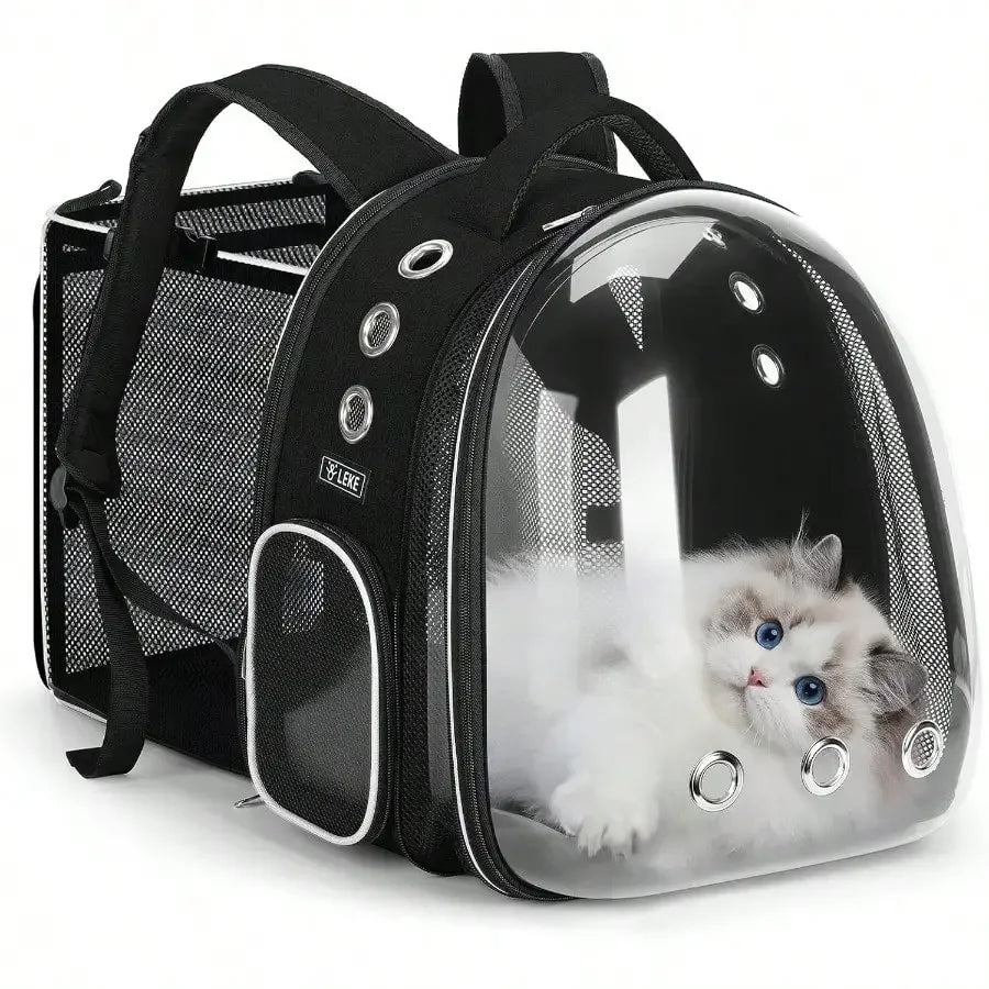 Cat Bubble Backpack Expandable Travel Carrier For Pets
