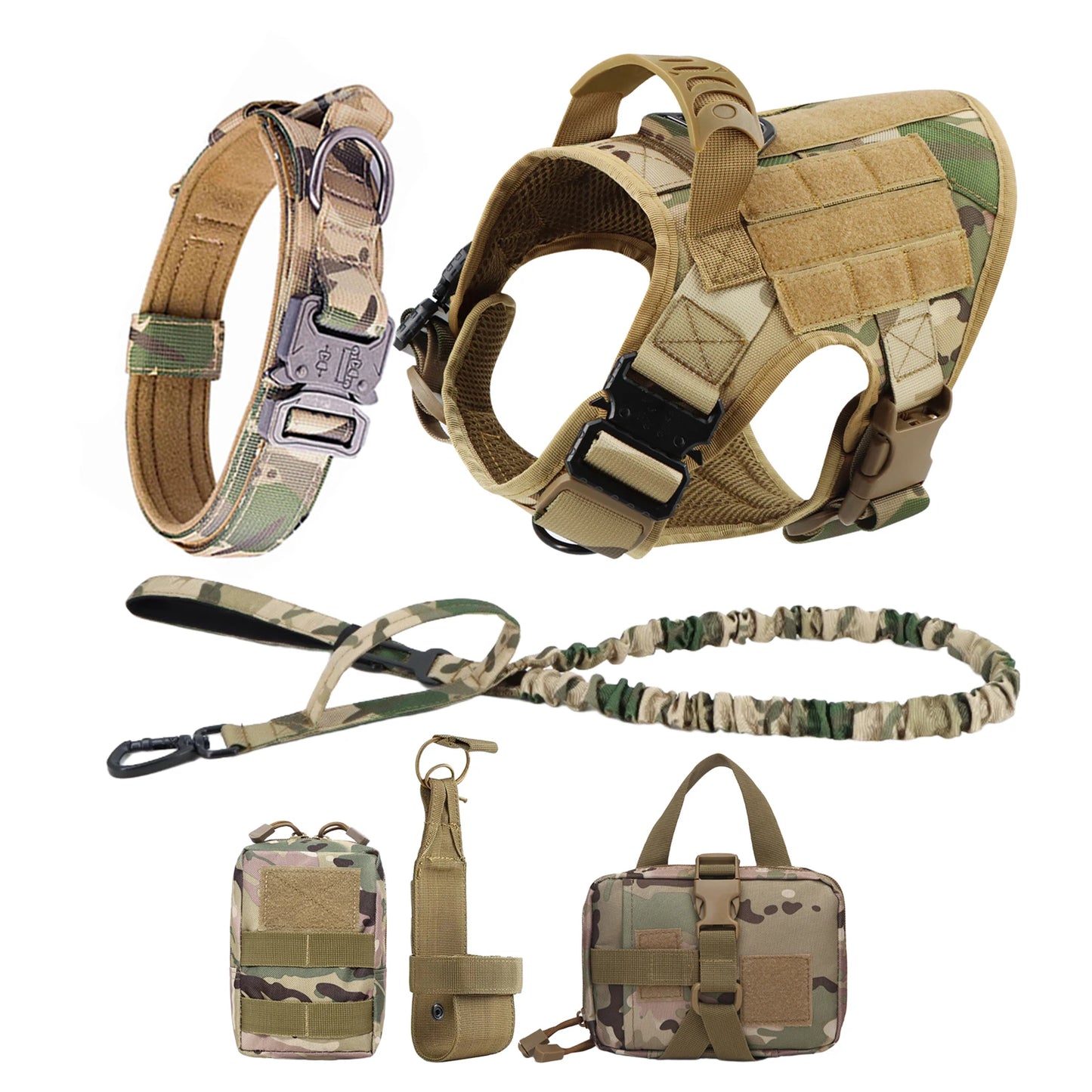 PETRAVEL Large Dog Harness Leash Set For Training And Walking