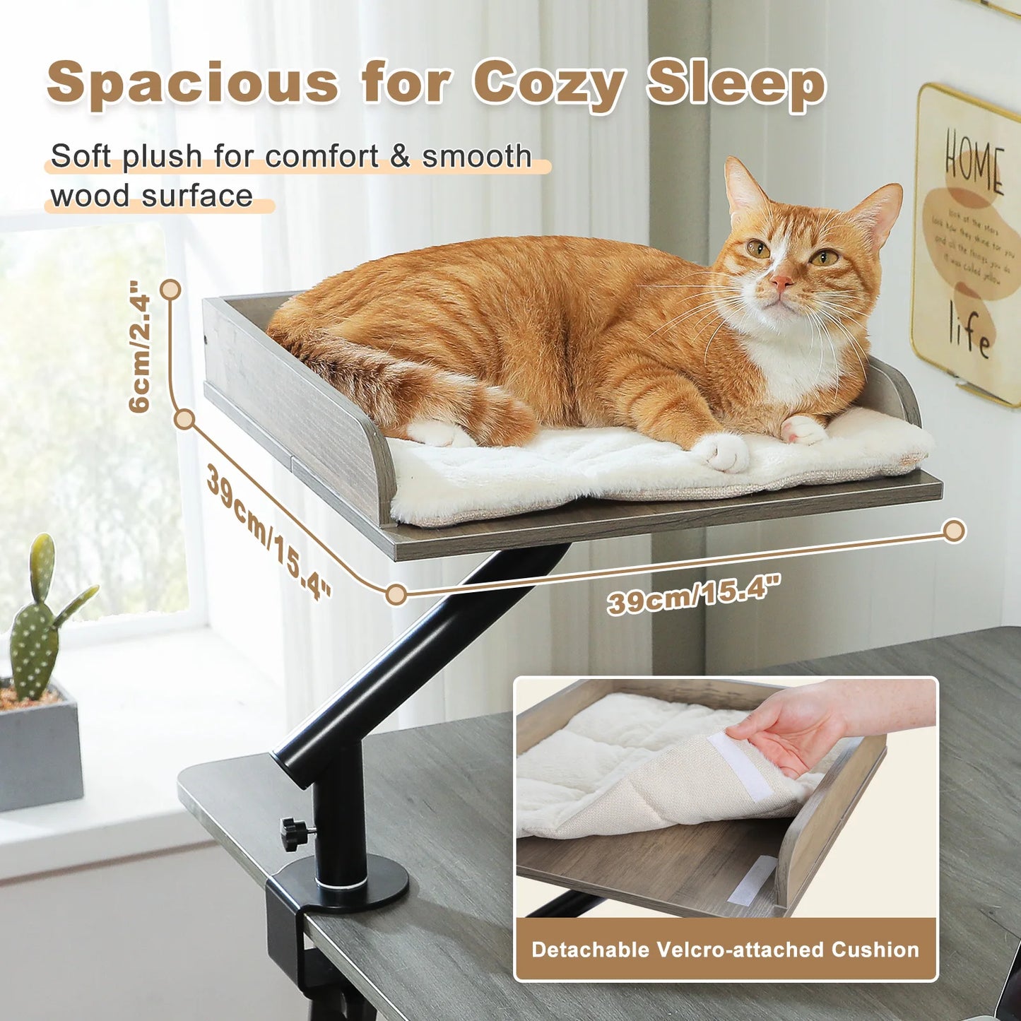PAWZ Road Desk Bed 360 Degree Rotatable Indoor Cat Hammock