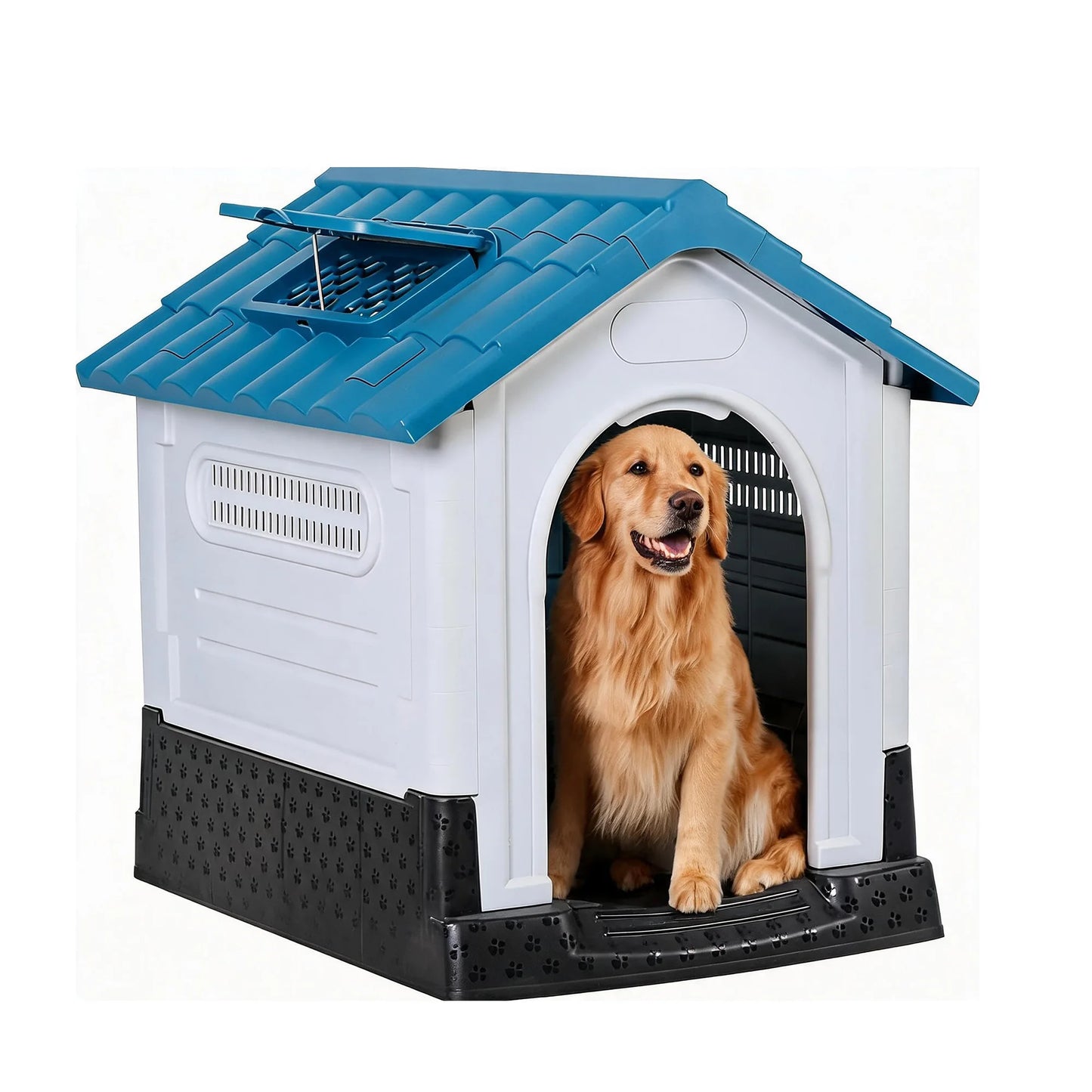 DishyKooker Waterproof Outdoor Dog House With Ventilation