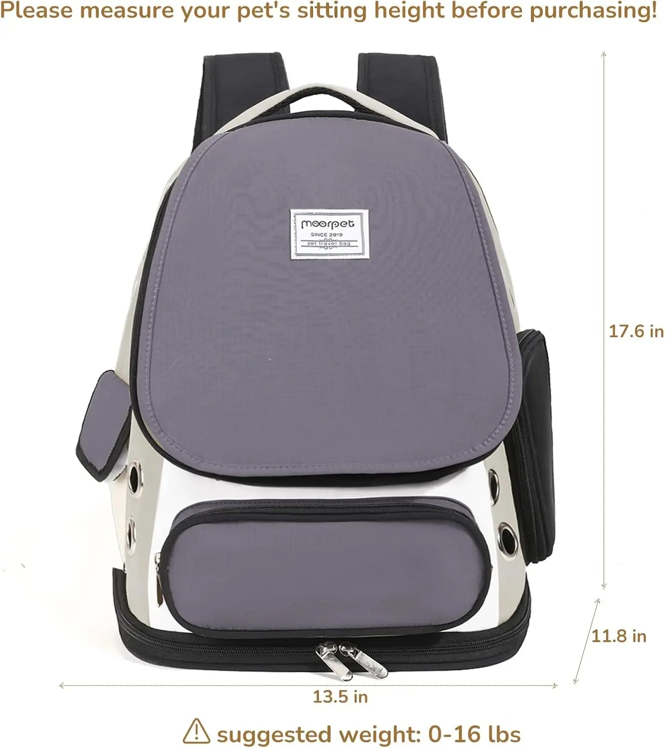 Cat Backpack Carrier Airline Approved Pet Travel Bag Mesh