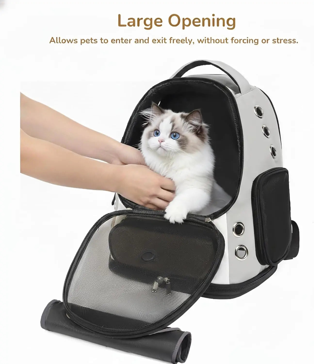 Cat Backpack Carrier Airline Approved Pet Travel Bag Mesh