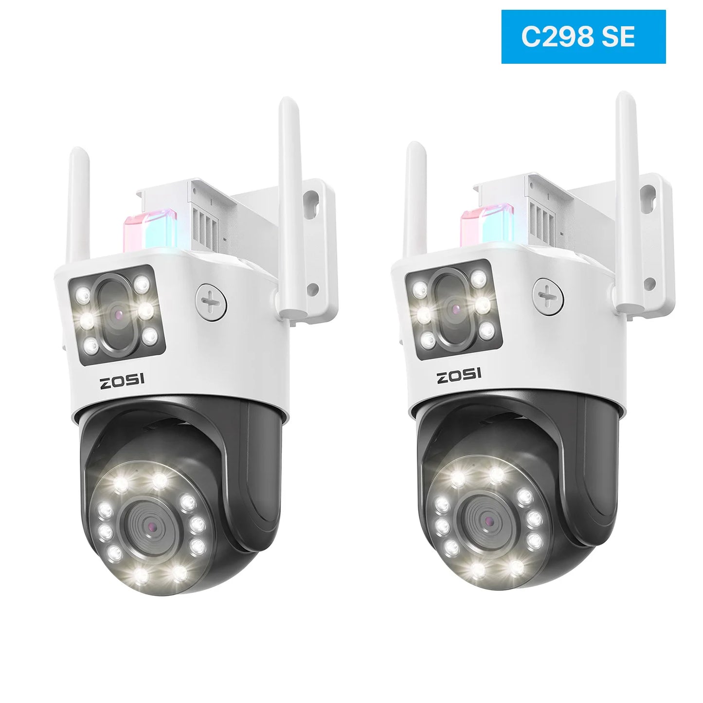 ZOSI C298 Max 4K 8MP Dual Lens PTZ Outdoor Surveillance