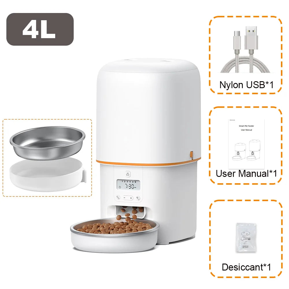 Nityers 4L Automatic Cat Feeder