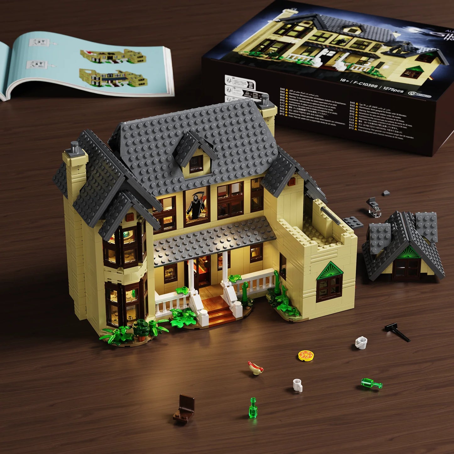 Horror House Building Block Set Haunted House Model Home Decor