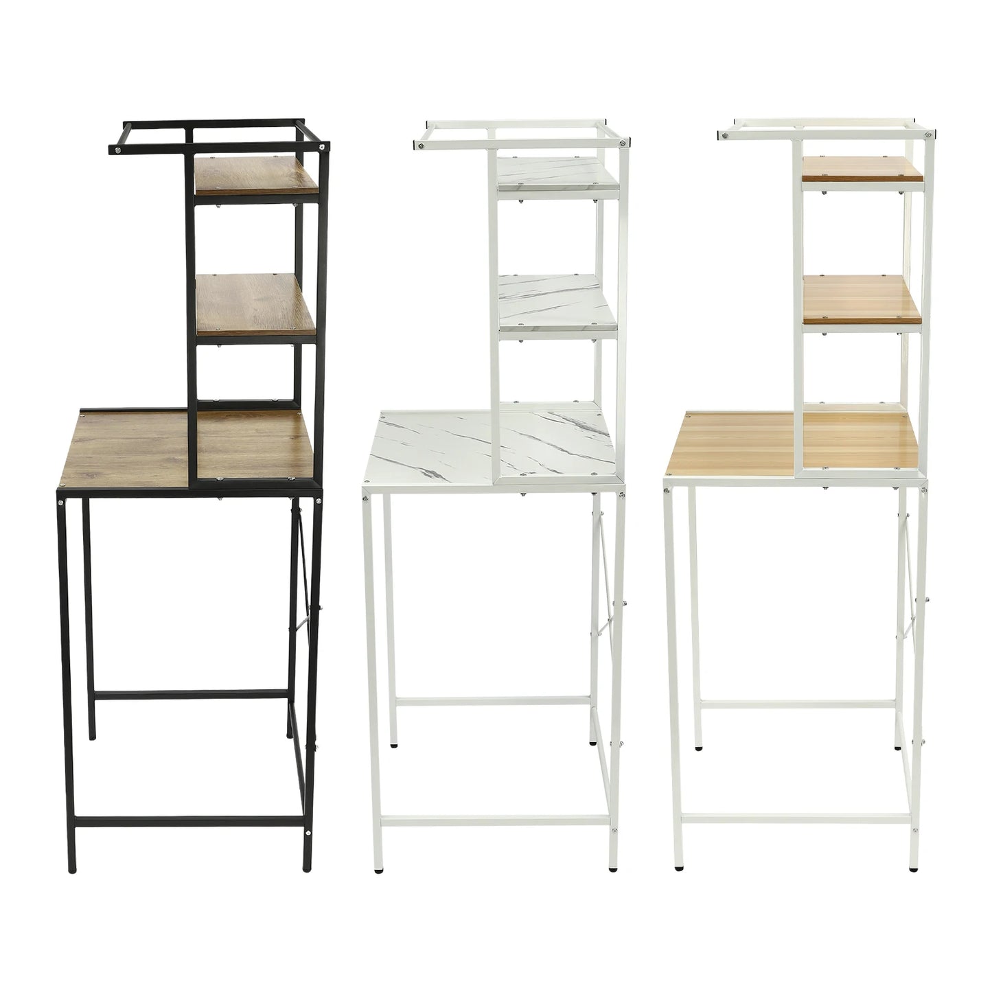 Bymaocar 3 Tier Washing Machine Shelving Stand Laundry Organizer