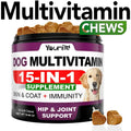LISM 15-in-1 Multivitamin Soft Chews for Dogs, 120 Count Pet and Home Outlet