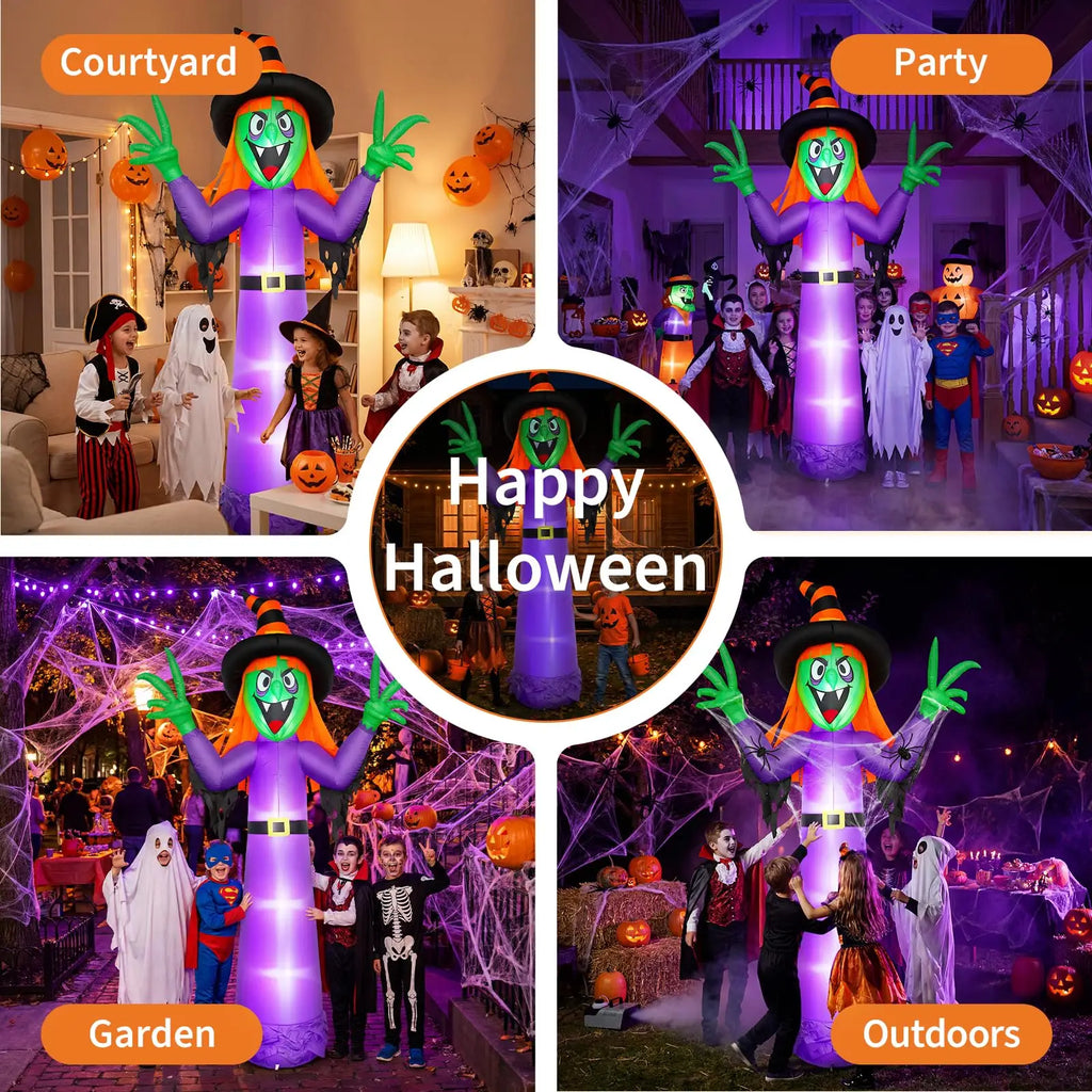 Halloween Inflatable Witch Outdoor