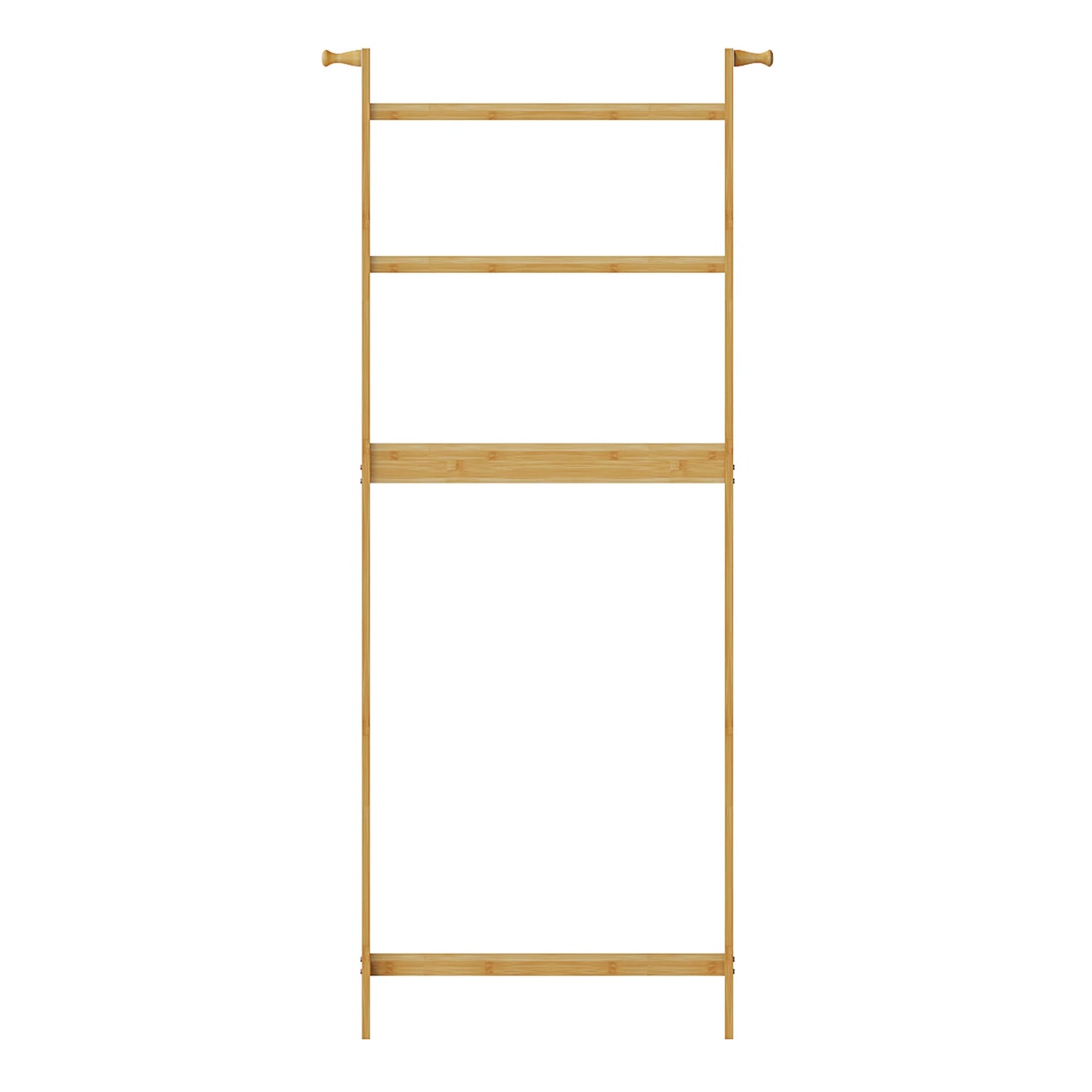 Three Tier Bamboo Over Toilet Bathroom Storage Rack