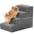 Foam Dog Stairs Ramp Non Slip 3 To 5 Step Right Angled For Small Dogs Pet and Home Outlet
