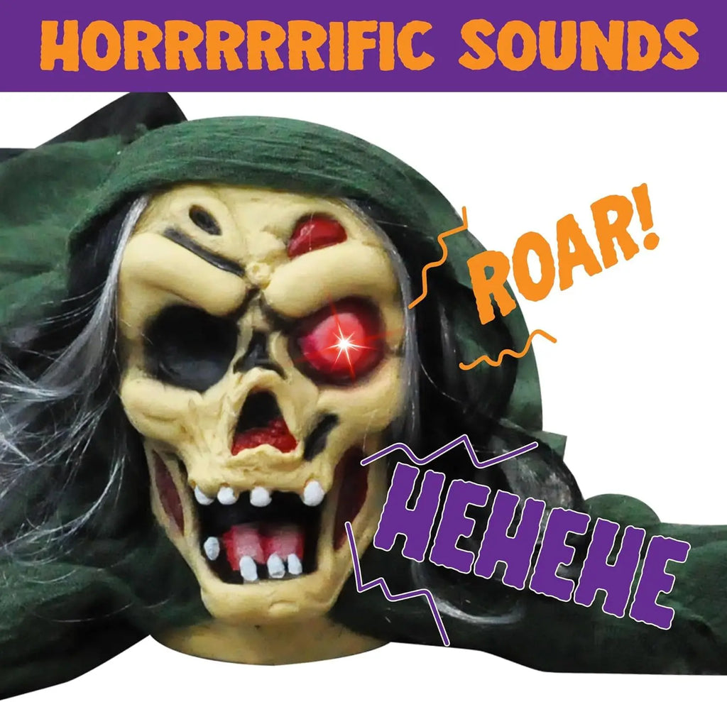Halloween Zombie Groundbreaker Outdoor Decoration With Sound and Glowing Eyes Pet and Home Outlet