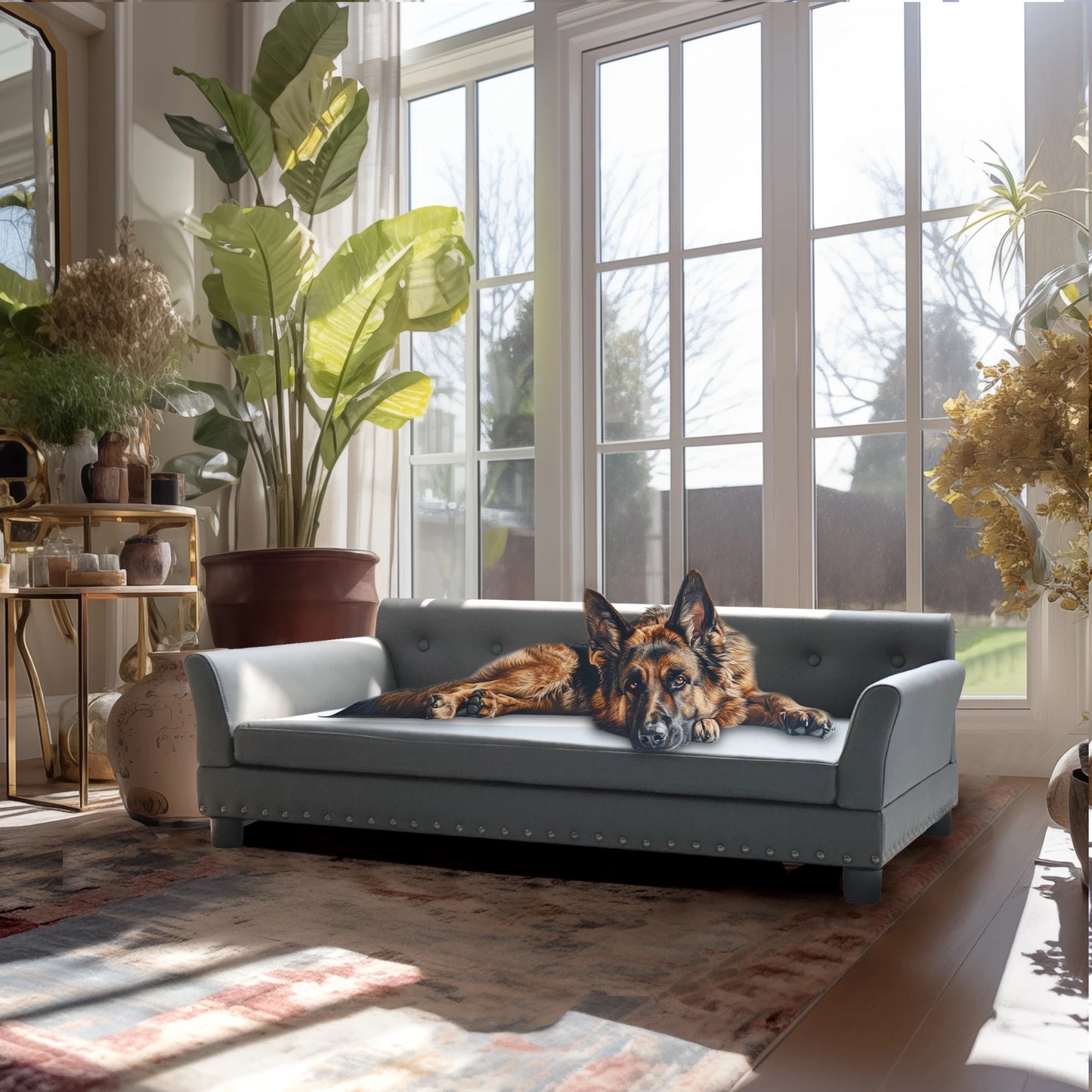 BINGOPAW Elevated Dog Bed Sofa For Dogs Durable Modern Couch