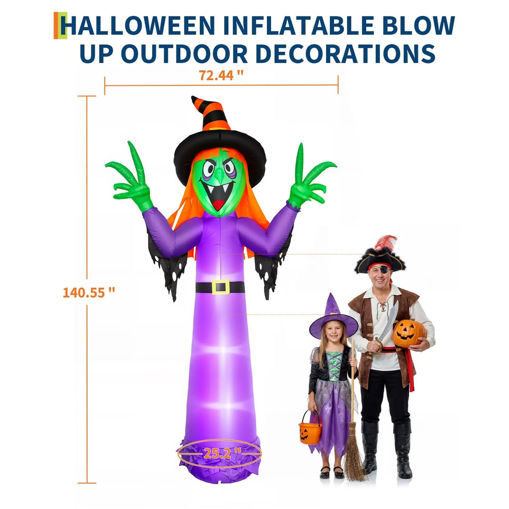 Halloween Inflatable Witch Outdoor