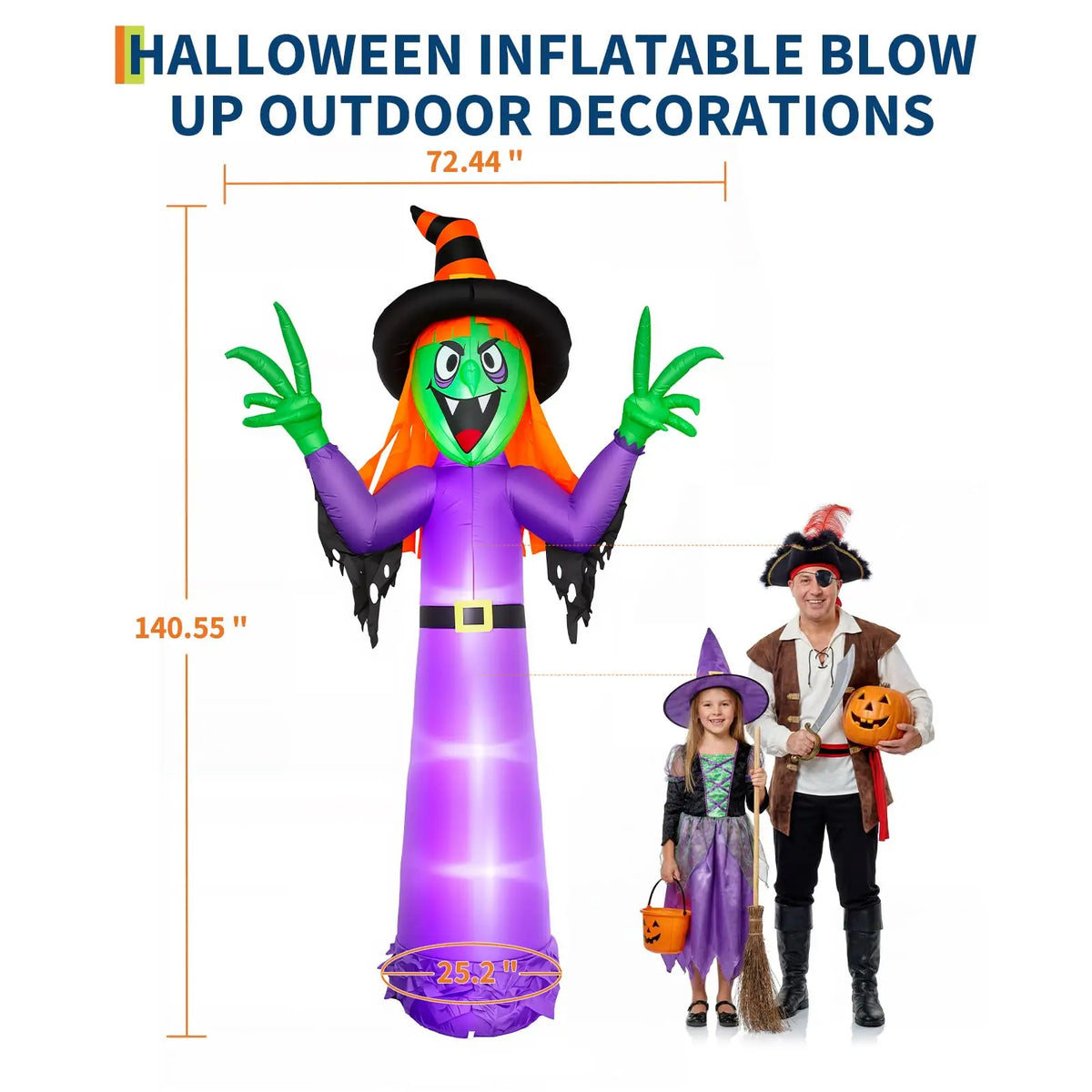 Halloween Inflatable Witch Outdoor