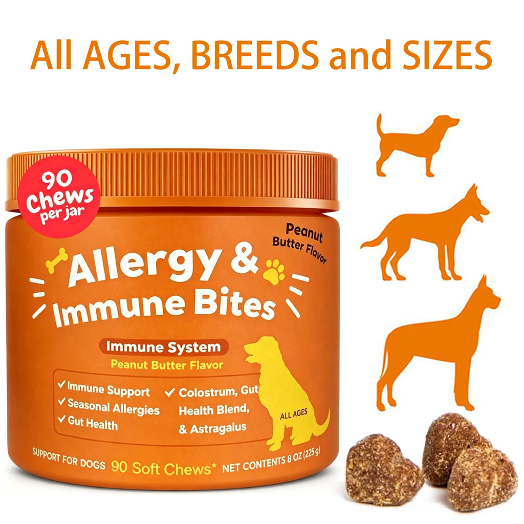 Dog Probiotic & Immune Support Soft Chews, 90 Count Pet and Home Outlet