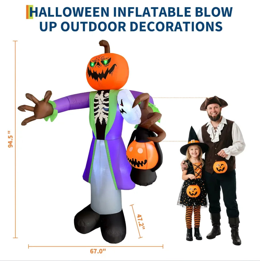 180cm LED Light Up Inflatable Halloween Clown Arch Scary Outdoor Yard Decoration for Lawn and Garden Weather Resistant Blow Up Holiday Party Spooky Night Display Prop Supplies Pet and Home Outlet