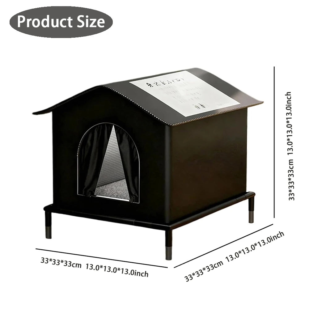 CWV Cat House Outdoor Indoor Insulated Waterproof For Strays All Season