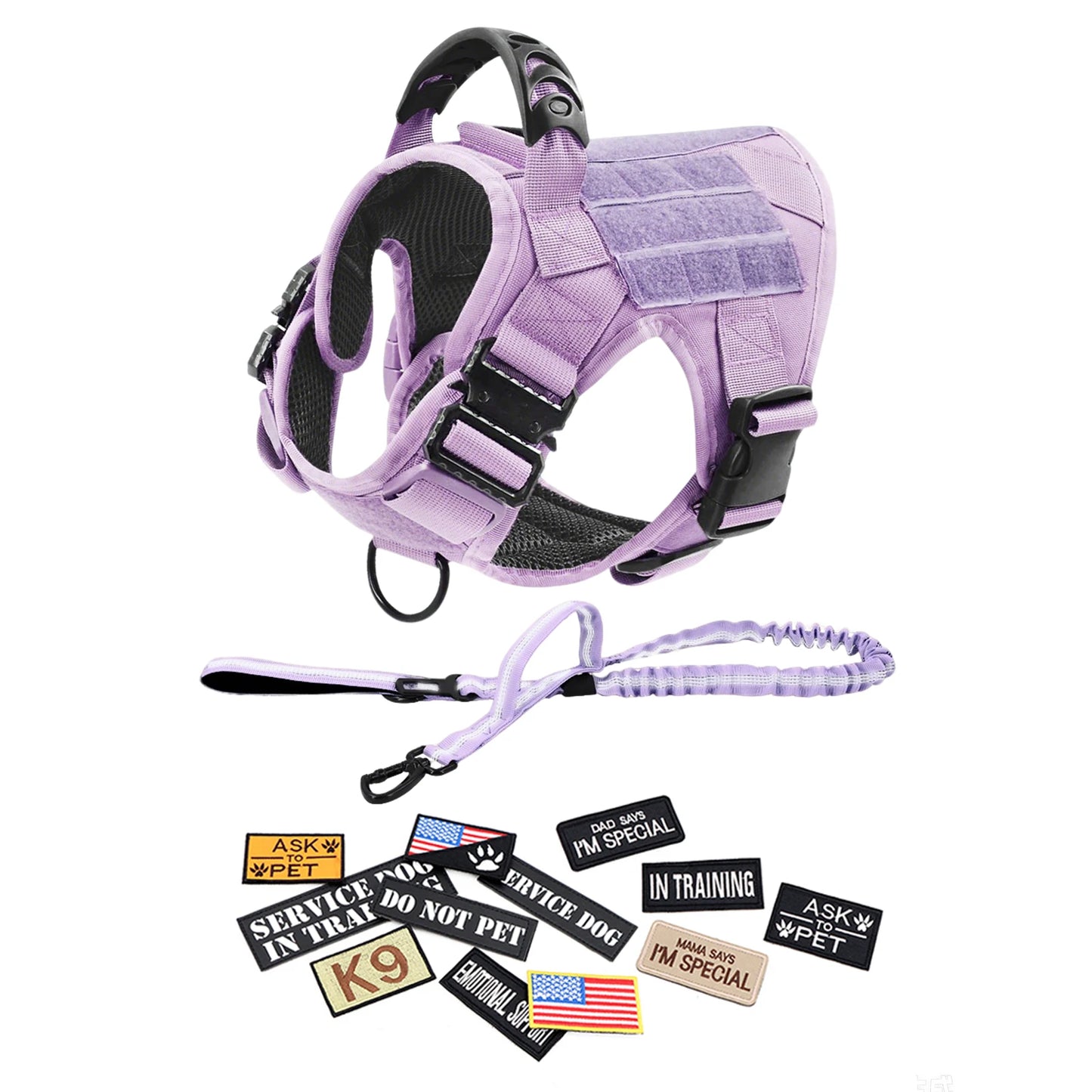 Military Camouflage Adjustable Dog Harness