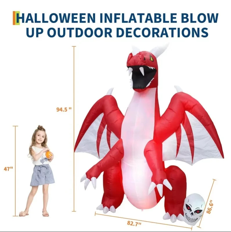 180cm LED Light Up Inflatable Halloween Clown Arch Scary Outdoor Yard Decoration for Lawn and Garden Weather Resistant Blow Up Holiday Party Spooky Night Display Prop Supplies Pet and Home Outlet