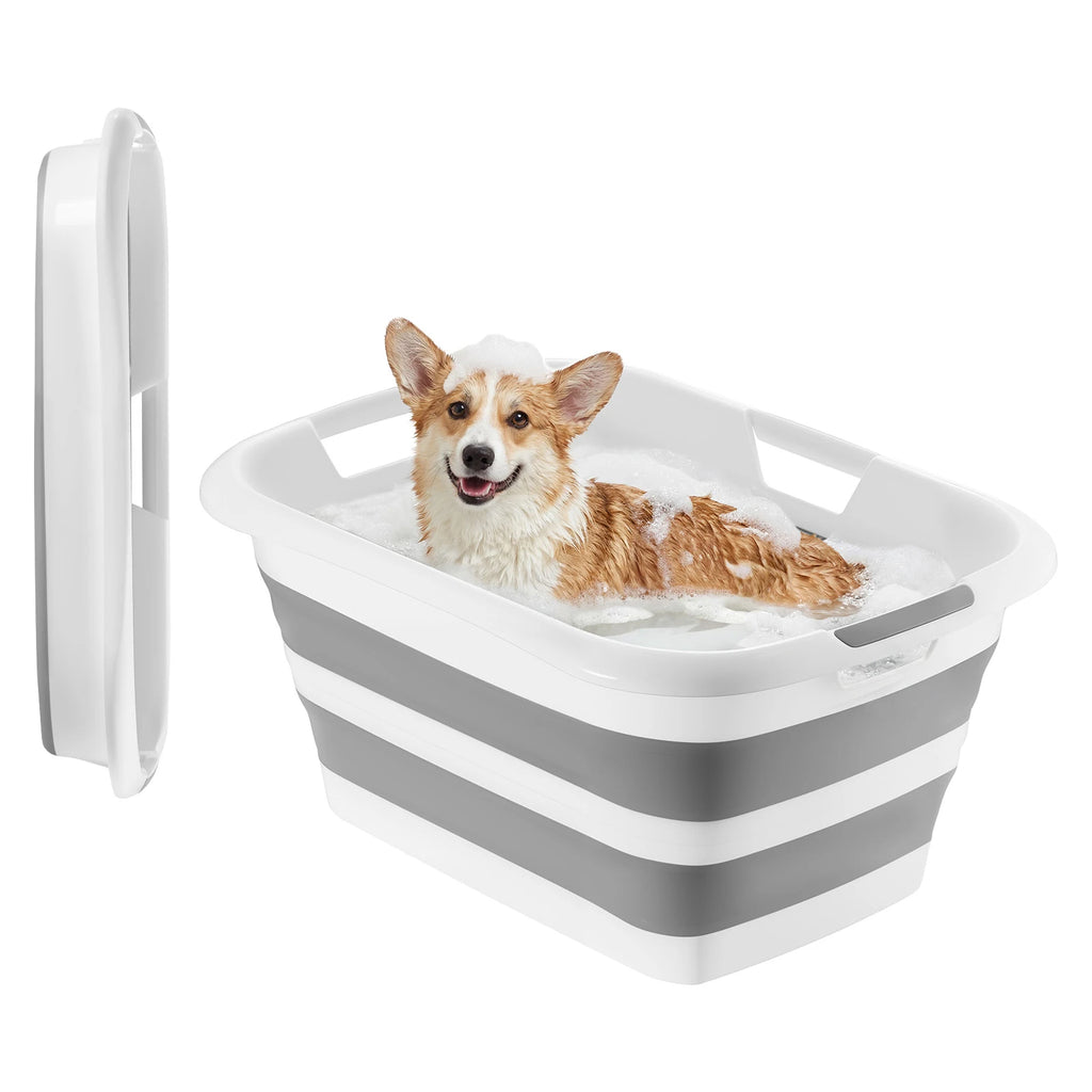 SucceBuy Collapsible Dog Bathtub