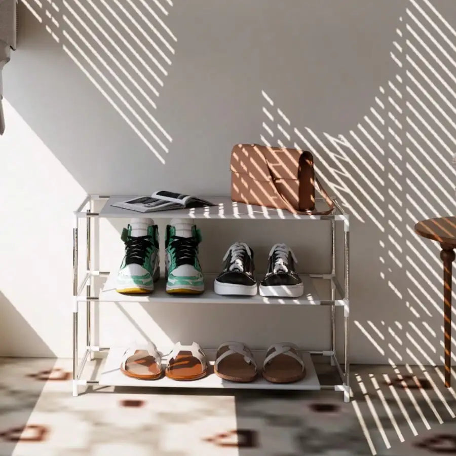Five Tier Shoe Rack Organizer With Durable Metal Frame