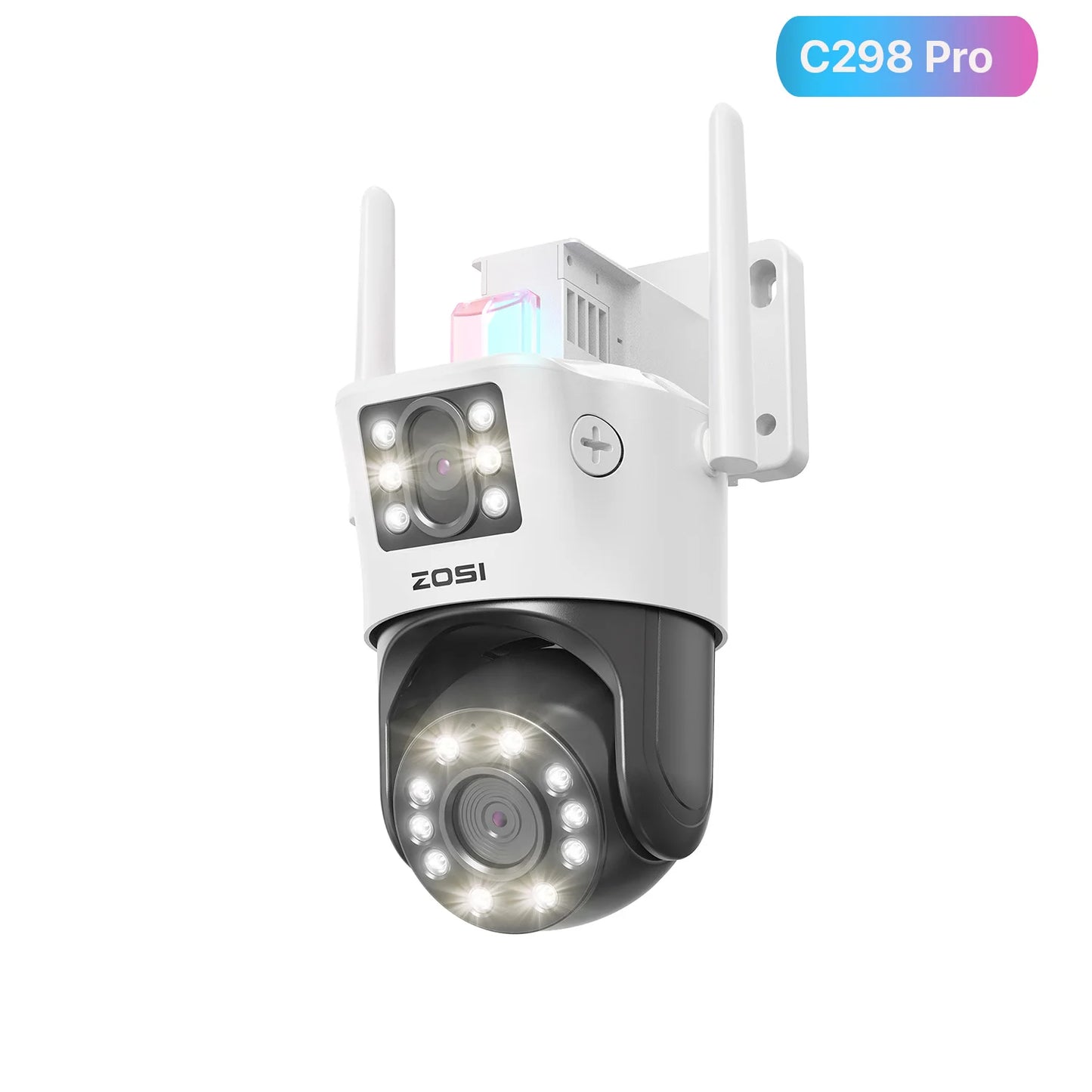 ZOSI C298 Max 4K 8MP Dual Lens PTZ Outdoor Surveillance