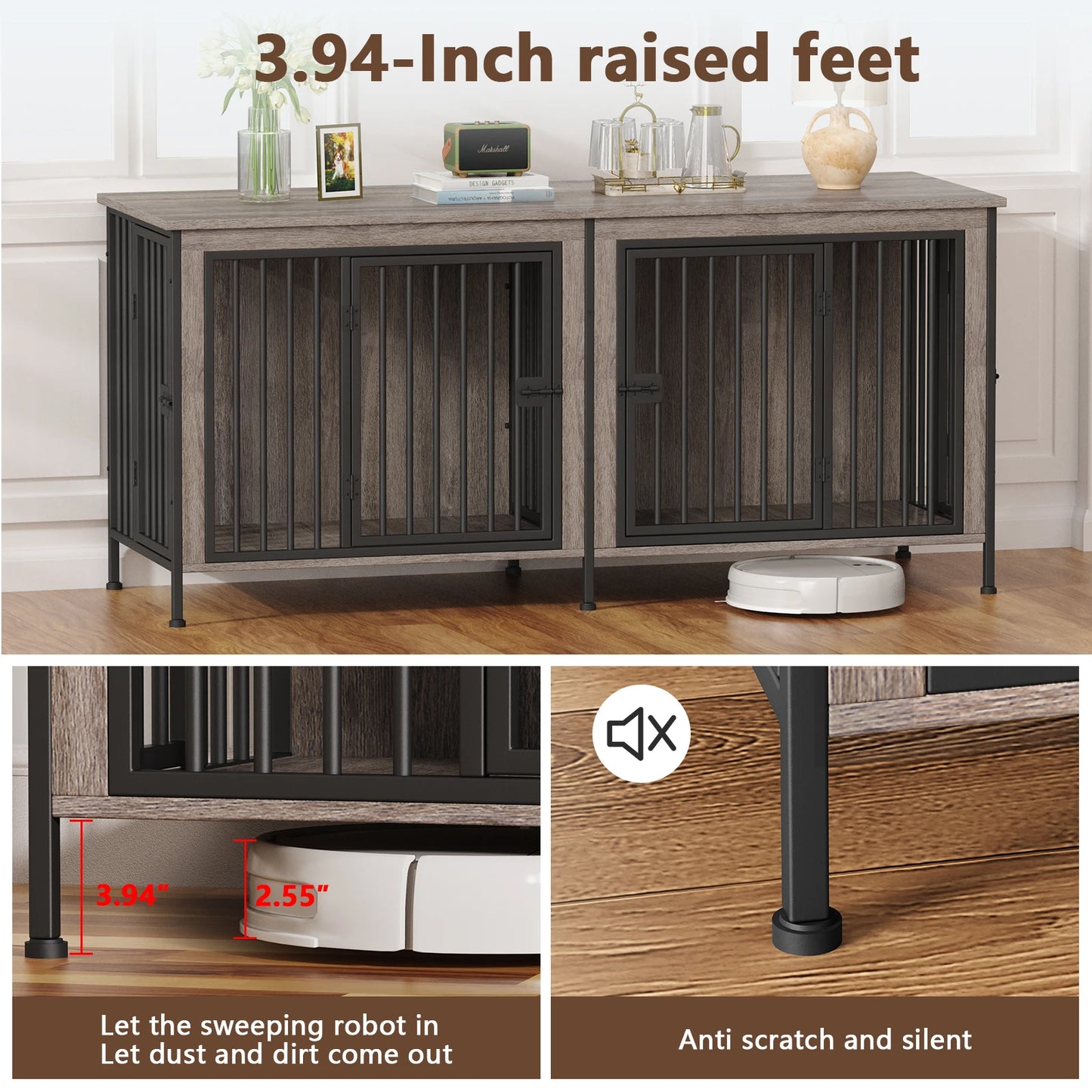 Heavy Duty Dog Kennel Table Television Stand And Plant Stand