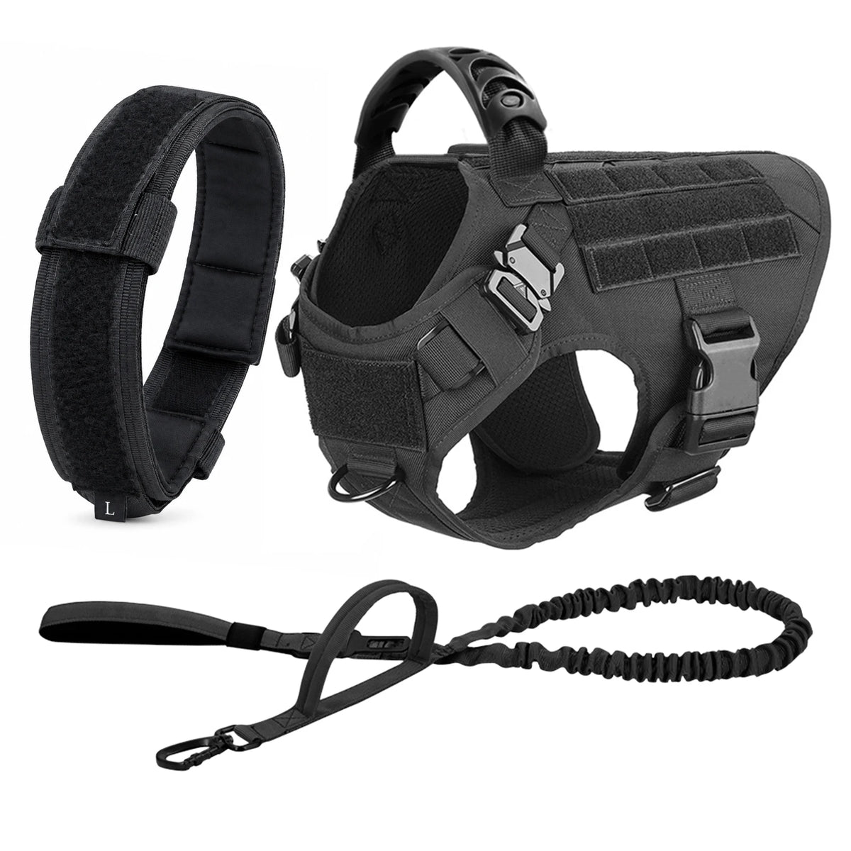 Heavy-Duty No-Pull Tactical Dog