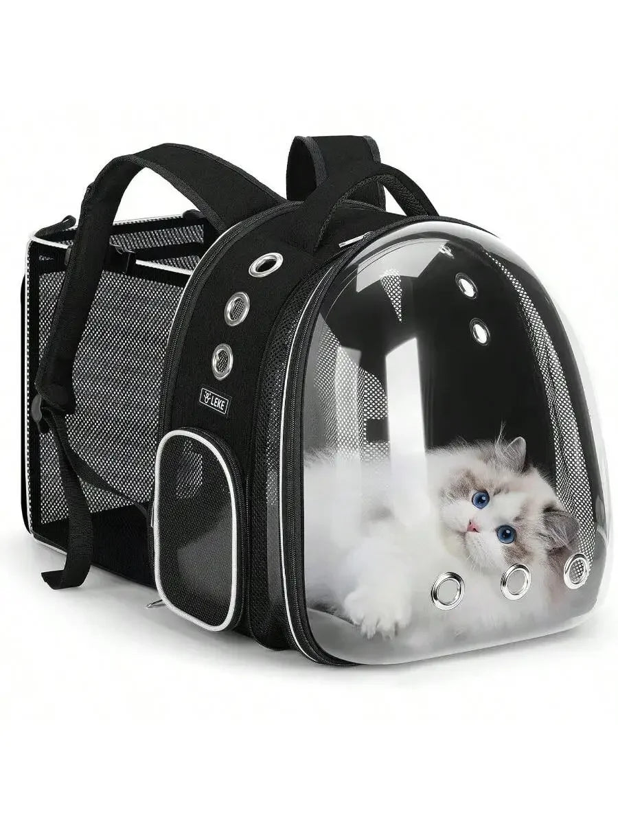 Cat Bubble Backpack Expandable Travel Carrier For Pets