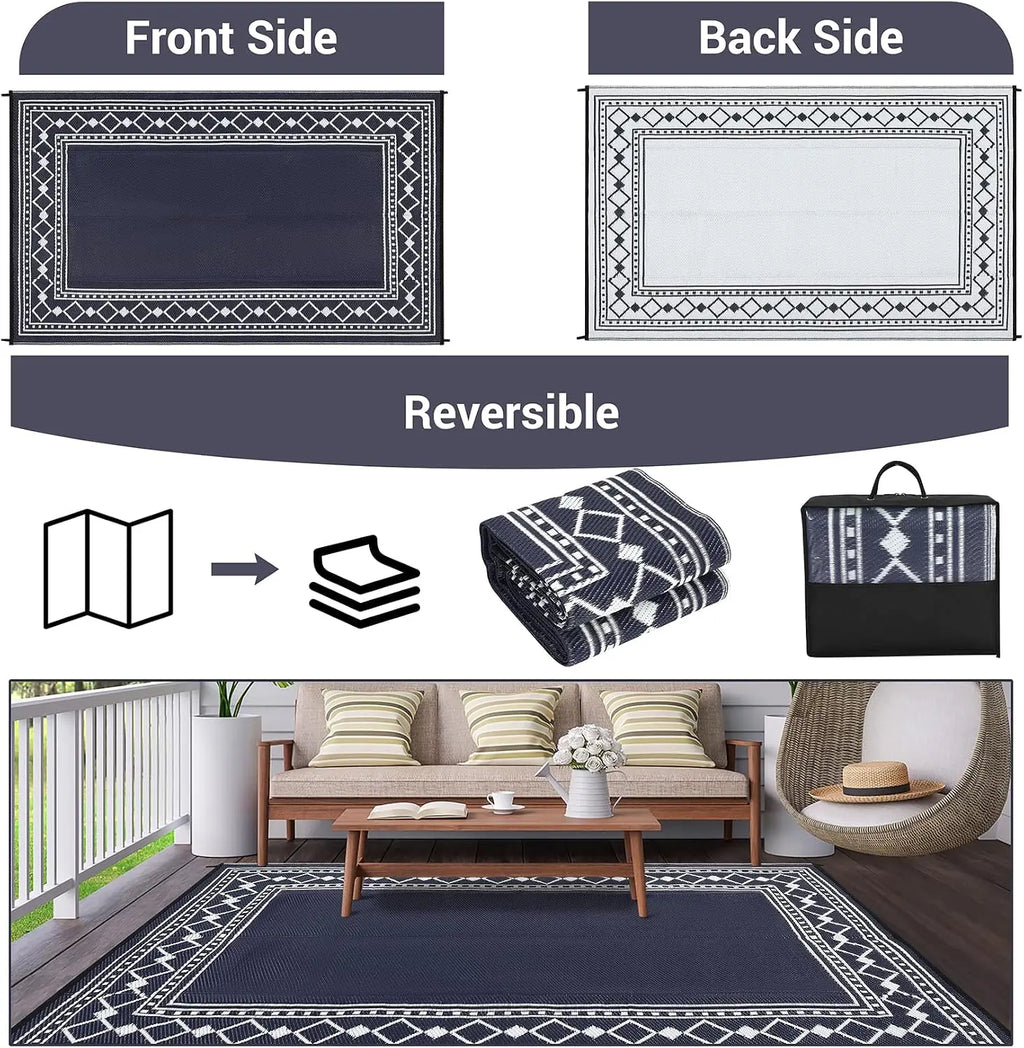 9x18/8X10FT Waterproof Plastic Straw Luxury Living Room Carpet Washable Decoration Coffee Tables Bedroom Rug Outdoor Mat Hotel Homestay Decorative Pet and Home Outlet