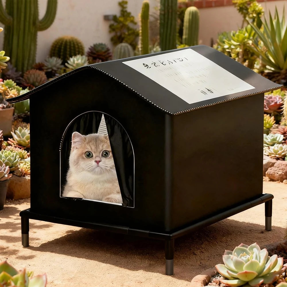 CWV Cat House Outdoor Indoor Insulated Waterproof For Strays All Season