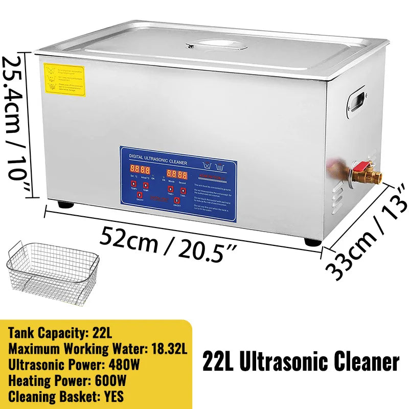 SucceBuy Ultrasonic Cleaner For Dishes And Home Cleaning