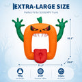 6 FT Inflatable Halloween Pumpkin Arch with LED Lights Self Inflating Outdoor Yard and Trunk or Treat Decoration 210T Polyester 12V Plug Spooky Holiday Party Lawn Garden Night Display Props Pet and Home Outlet