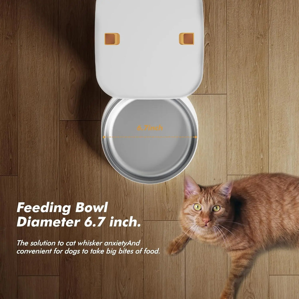 Nityers Automatic Cat Feeder With Key Control And Voice Recorder Pet and Home Outlet