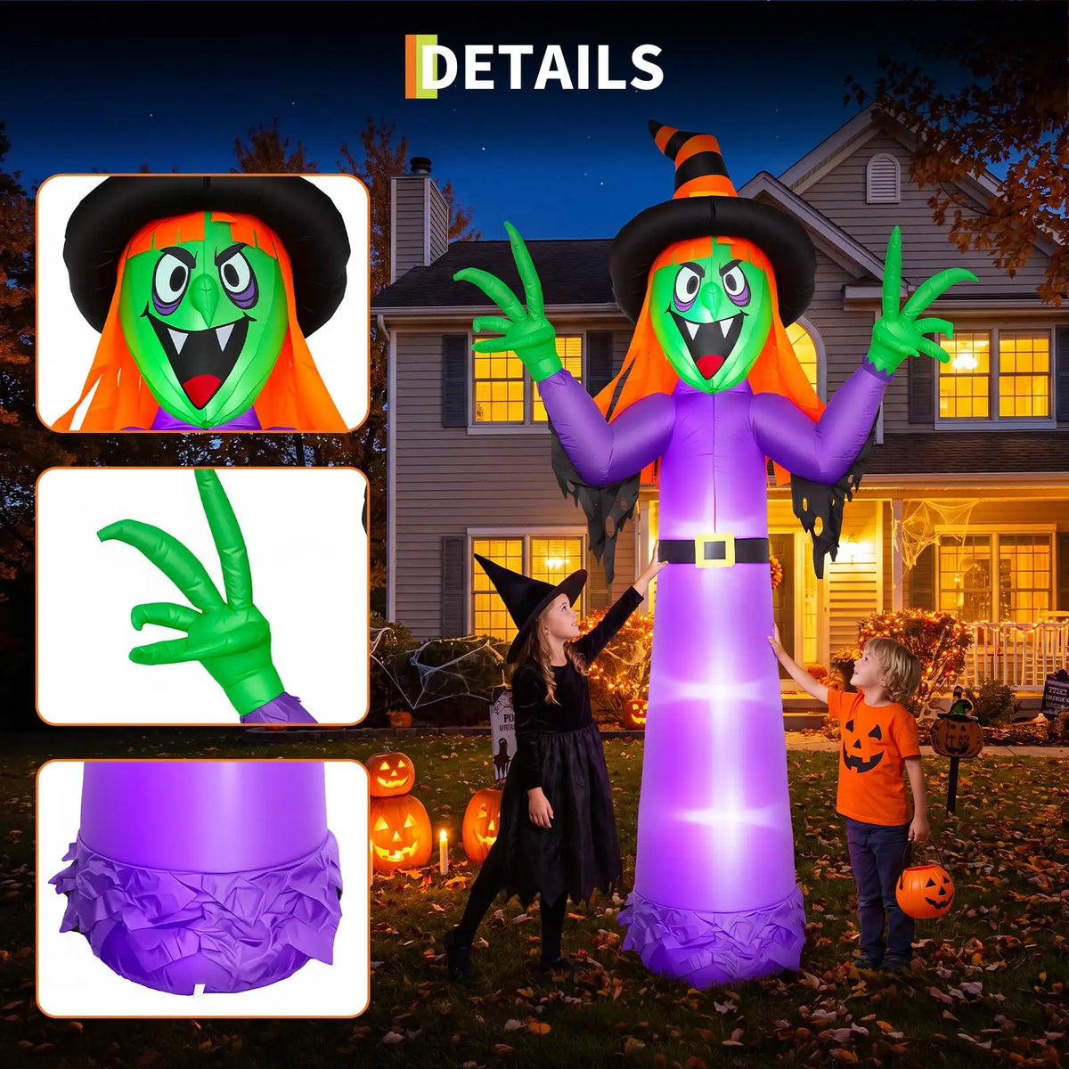 Halloween Inflatable Witch Outdoor