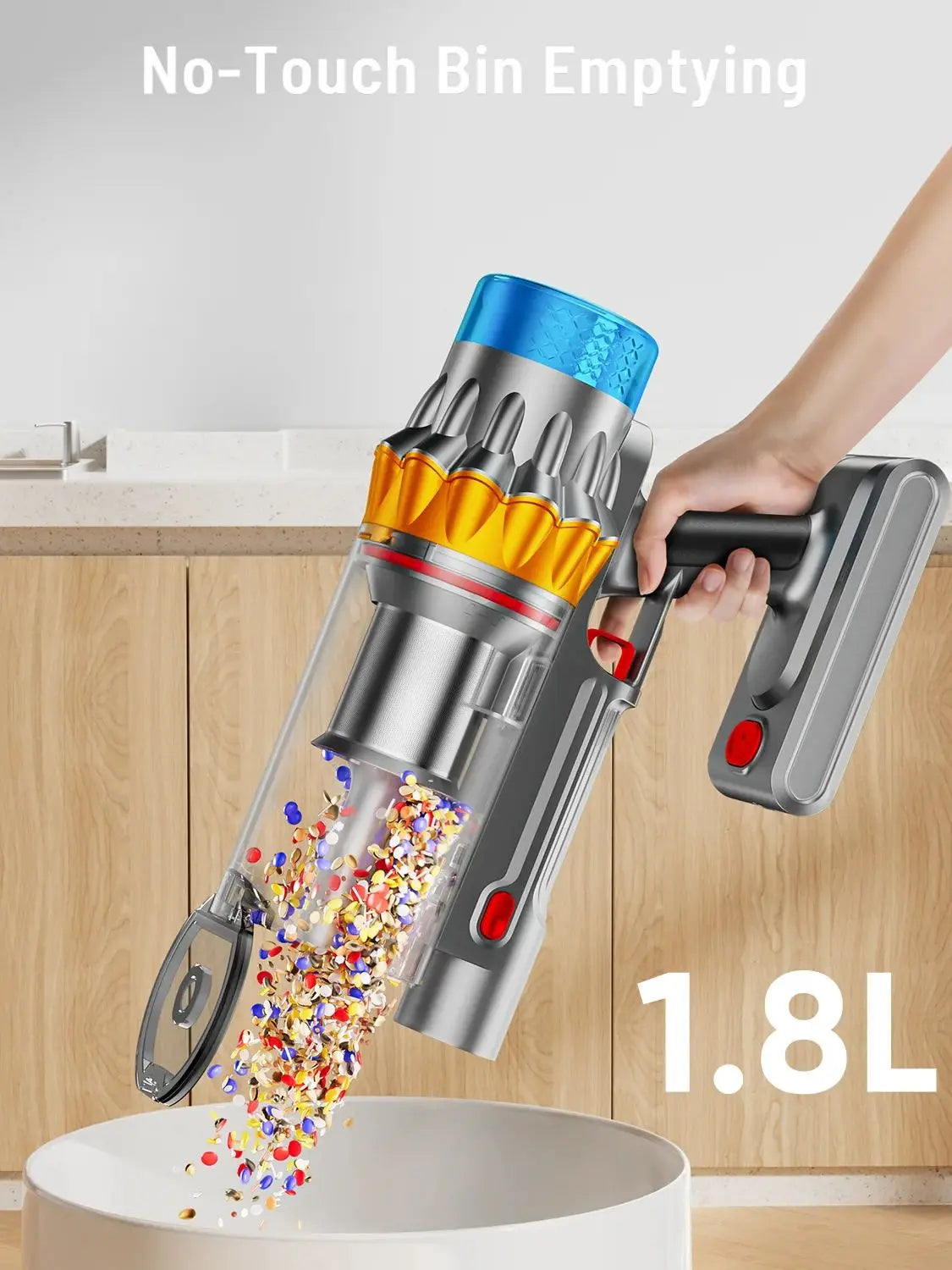 VAKERR X15 Pro Cordless Vacuum Cleaner 65KPa Suction Performance