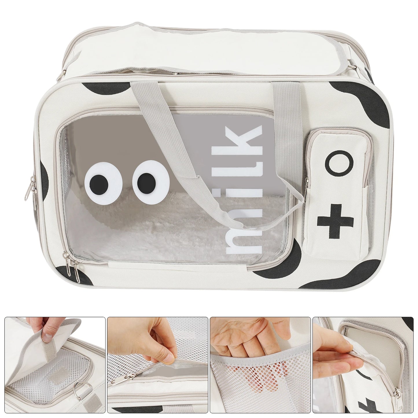 Pet Backpack Carrier for Cats, Collapsible Travel Bag