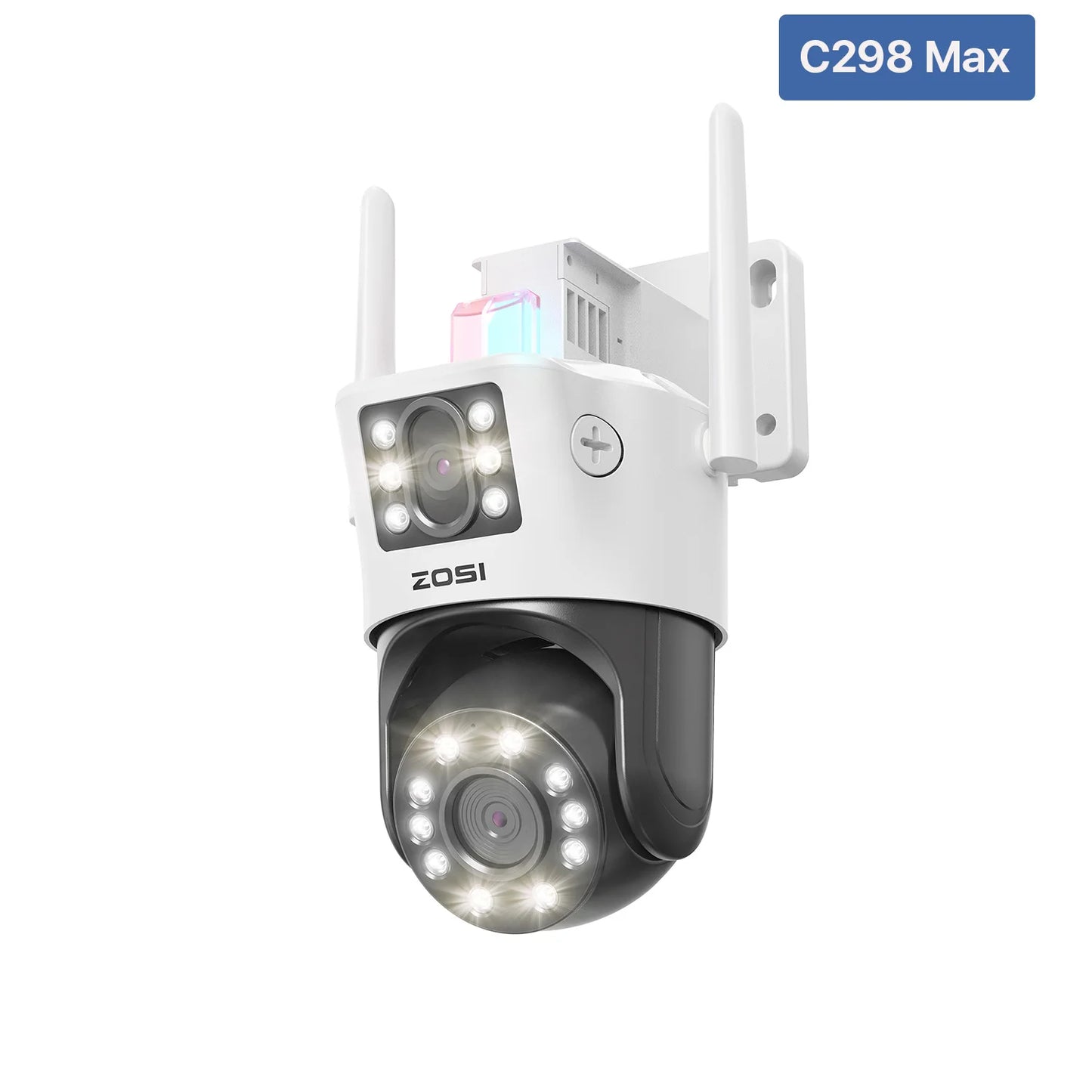ZOSI C298 Max 4K 8MP Dual Lens PTZ Outdoor Surveillance