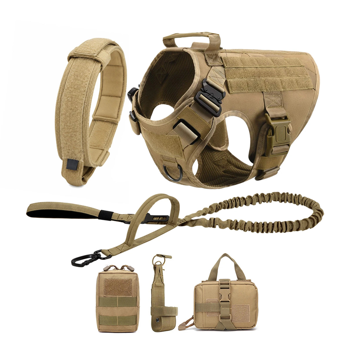 Adjustable Tactical Dog Harness 