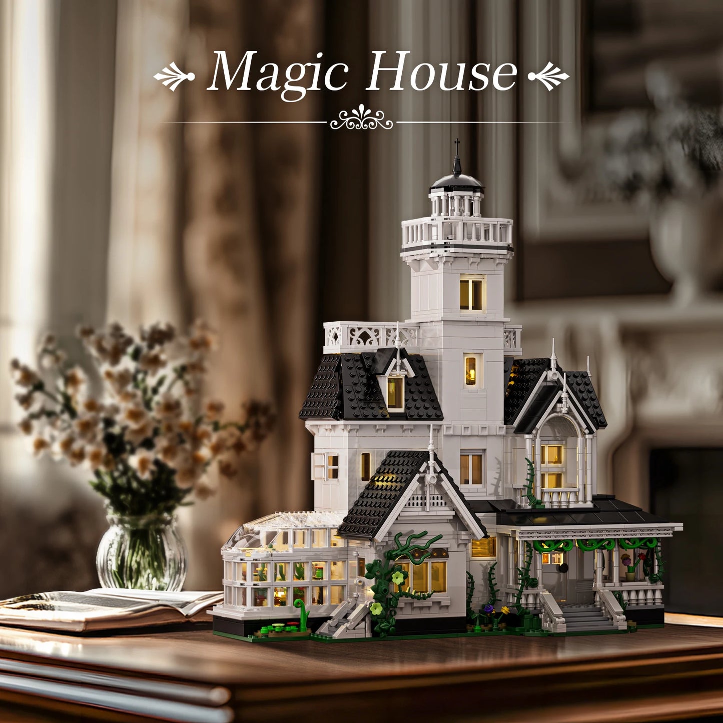 Magic House LED Building Set Victorian Model For Adults