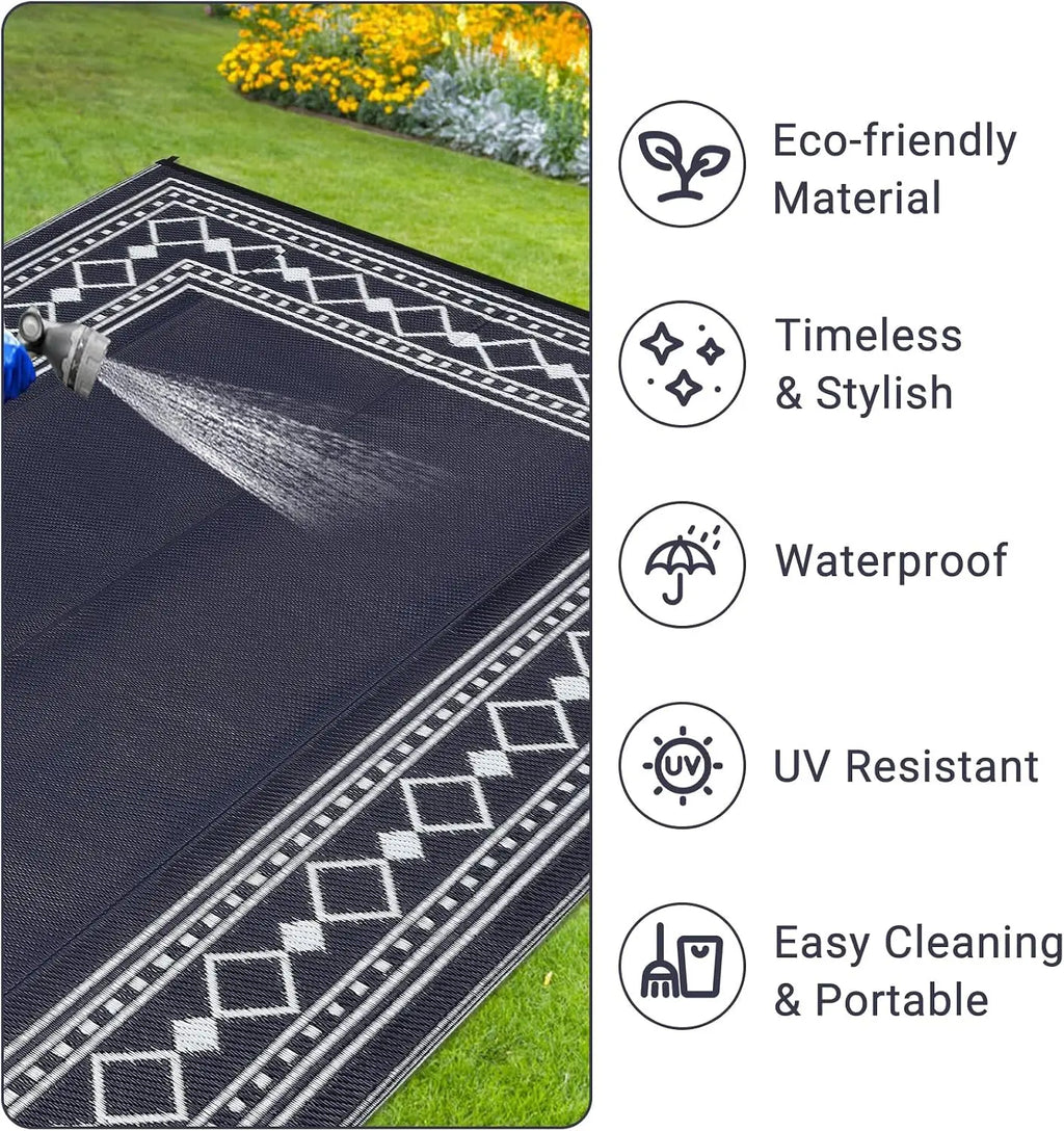 9x18/8X10FT Waterproof Plastic Straw Luxury Living Room Carpet Washable Decoration Coffee Tables Bedroom Rug Outdoor Mat Hotel Homestay Decorative Pet and Home Outlet