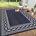 9x18/8X10FT Waterproof Plastic Straw Luxury Living Room Carpet Washable Decoration Coffee Tables Bedroom Rug Outdoor Mat Hotel Homestay Decorative Pet and Home Outlet