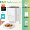 NITYERS 4.5L Automatic Cat Feeder, Timed Dog Food Dispenser with Stainless Steel Bowl, Smart Pet Feeder with Clog-Free Design, Voice Recorder, Dual Power Supply, Portion Control & Meal Planner for Cats and Small Dogs Pet and Home Outlet