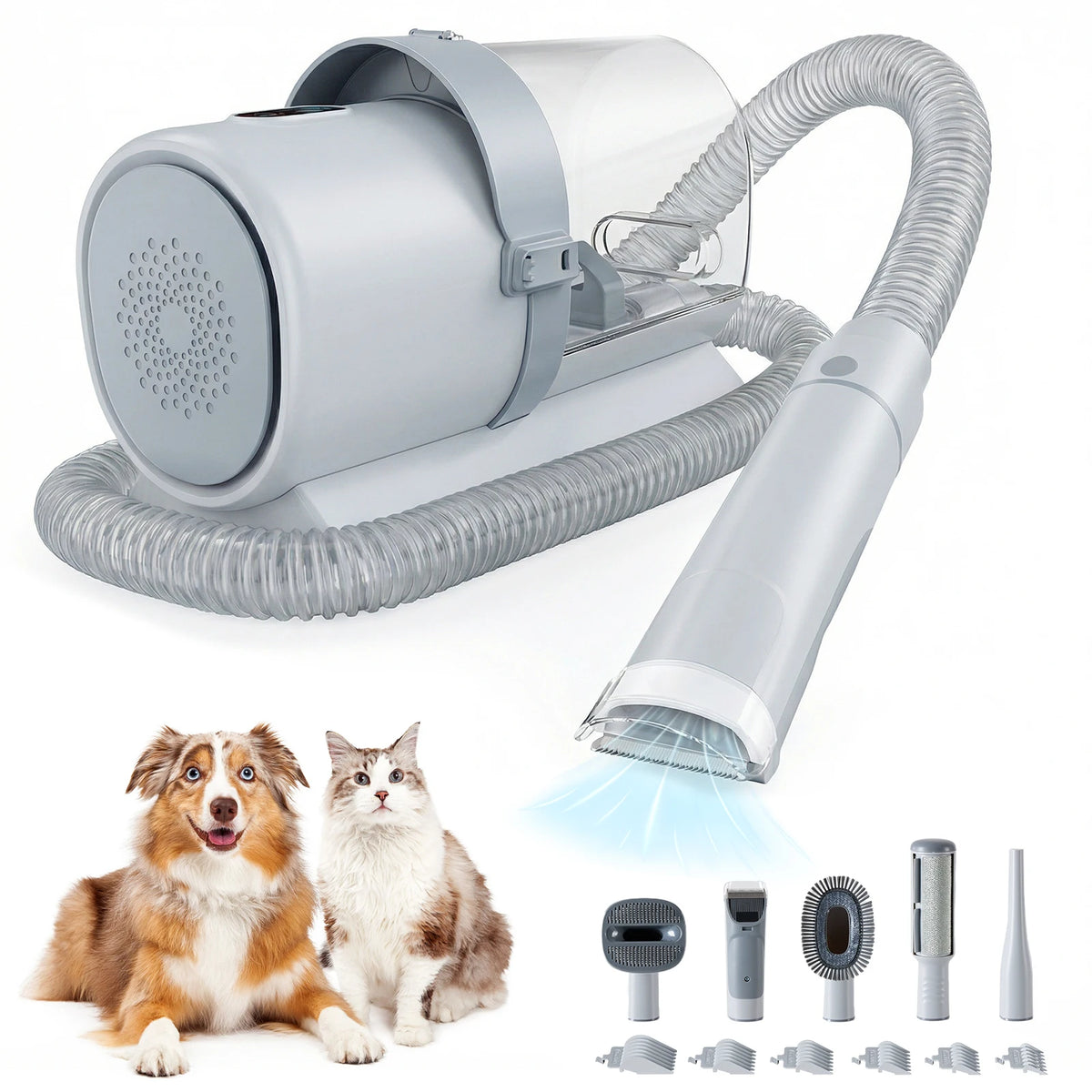 JHK Pet Grooming Vacuum Kit 