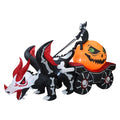 12ft Grim Reaper Dragon Carriage Halloween Inflatable With 3 Led Lights, Outdoor Yard Decoration For Lawn Porch Garden Party Display Pet and Home Outlet