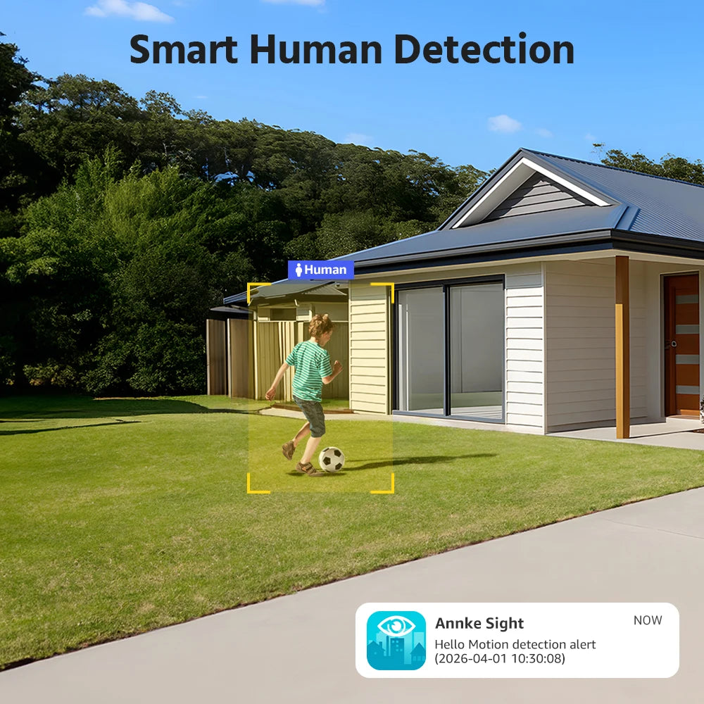 ANNKE 4MP Dual Lens WiFi Security Camera With Night Vision