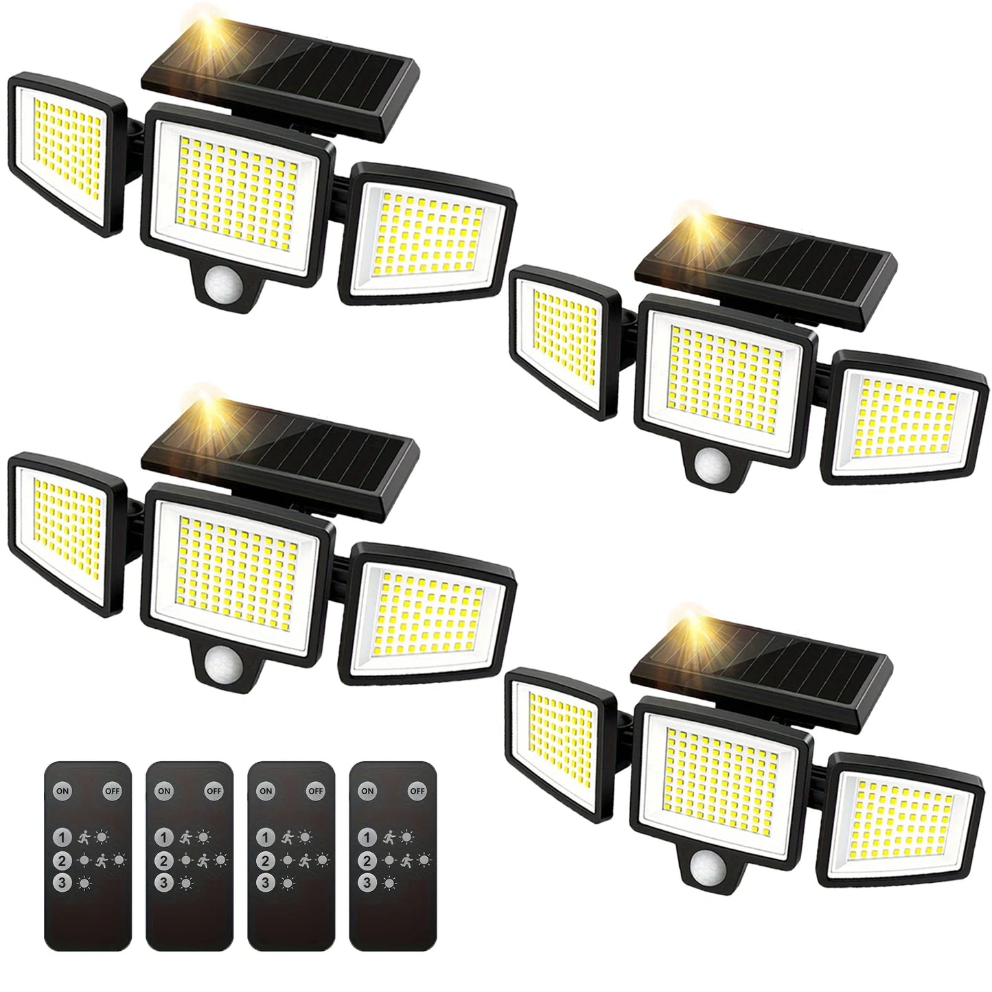 SZRSTH Solar Outdoor Light With Motion Sensor And Wireless Remote