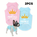 Prince And Princess Pet Vest Set 