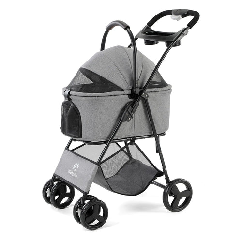 3 In 1 Pet Stroller With Removable Carrier For Small Medium Dogs And Cats Pet and Home Outlet